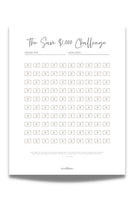 $1,000 Savings Challenge Tracker (Printable PDF)