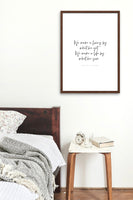 We make a life by what we give - quote (Printable Wall Art)