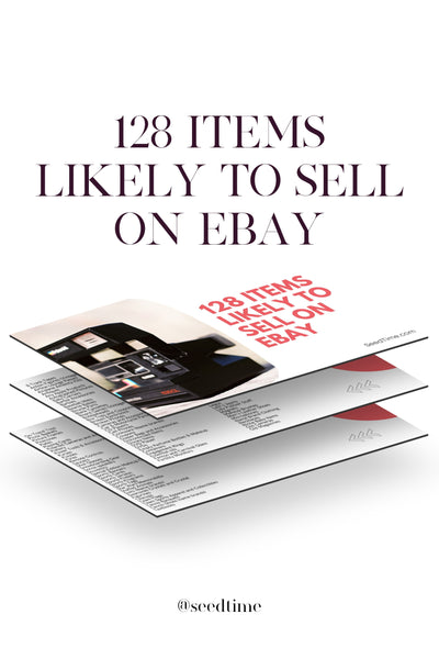 128 Items Likely To Sell On eBay (Printable PDF)