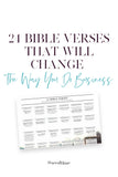 24 Bible Verses About Business (Printable PDF)