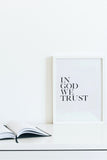 In God We Trust Printable Wall Art