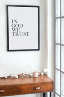 In God We Trust Printable Wall Art